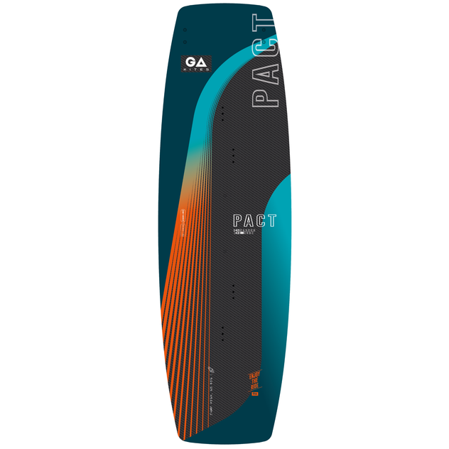 This image: GA Kiteboard 2024 Pact 139 x 42 Board incl. Boardset (parts below)